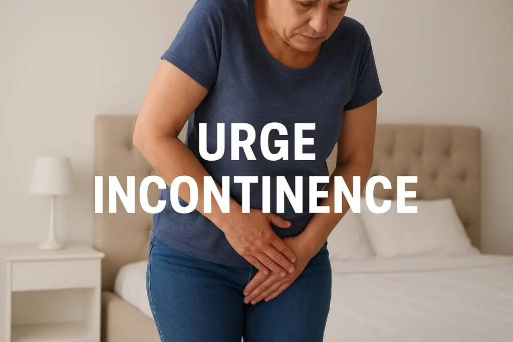 how to manage urge incontinence Greenock symptoms